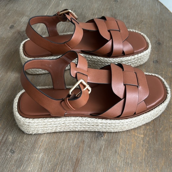 H&M Platform Espadrille Sandals EU 38 - Picture 2 of 16